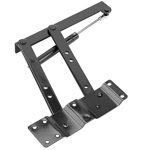 Heavy Duty Folding Lift Top Table Hardware Kit 2 Pair 50kg 100lbs Gas Hydraulic Hinge Mechanism With Frame Bracket And 60 Screws