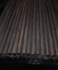10 Pack 15 Cm Long 1.2 Cm Diameter Purple Sandalwood Dowel Pins For Woodworking And Pen Making, shown lined up closely