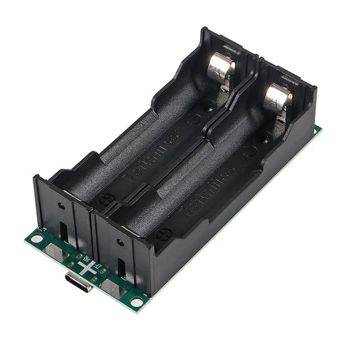 Hella Reliable Three Pack 18650 Lithium Battery Charger Module Type C Fast Charge Boost Converter with dual LED indicators.