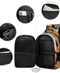 Pasture Farm Print Backpack for Everyone, Unisex Large Capacity Daypack with internal storage compartments, durable polyester material