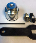 Radio Antenna Base Repair Kit For GMC Chevy Buick Cadillac Cars And Trucks Custom Fit With Premium Weather Resistant Materials Easy Install Replacement For Damaged Antennas including metal base, connectors, and tools.