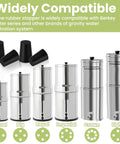 All In One Replacement Kit For Gravity Water Filter System Elements Compatible With Berkey Black Activated Carbon Filters Widely Compatible
