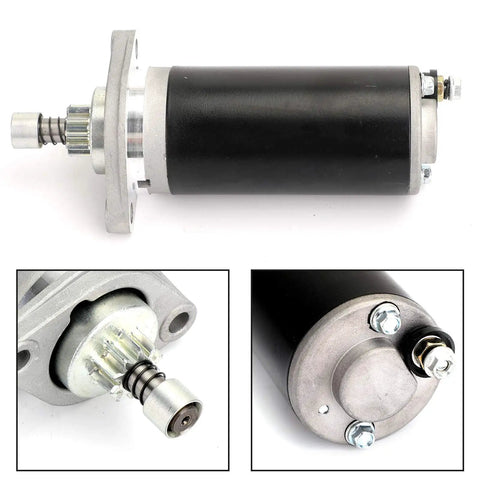 Pro Grade Outboard Starter Motor 25ELR 25ES 25ESH 25ESR 25L 25MLH cast metal and black cylinder for Yamaha Nissan engines