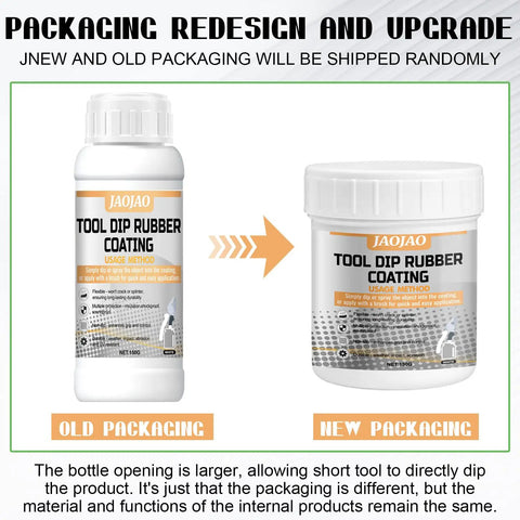 Tool Dip Rubber Coating For Tools, Waterproof Flexible Rubber Dip For Metal Wood Plastic, Seals Gaps, Weatherproof Protective Coating, Easy To Apply White Finish, 150g bottle