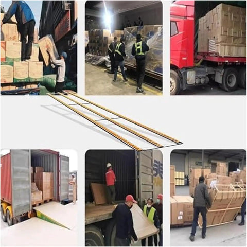 Ultra Portable Conveyor Belt System With Lightweight Modular Rollers used in warehouse and truck loading scenarios