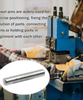 Heavy Duty 304 Stainless Steel Dowel Pins 50 Pack Snug Alignment Cylindrical Locating Fasteners Rust Resistant Workhorse For Woodworking Metal Jigs And Home Projects in a workshop setting.