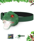 Dinosaur Headlamp For Kids And Adults With Four Modes Led Headlamp For Camping, Hiking And Reading Roar Mode Dino Toy Inspired