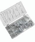 Heavy Duty Spring Assortment Kit 200-Piece Zinc Plated Steel Wire Extension Springs Set for Shop and Home Repairs in plastic case