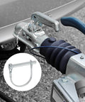 4 Pack One Quarter Inch By Two Inch Wire Lock Pins Heavy Duty Zinc Plated PTO Hitch Pins secure trailer to vehicle