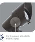 Outdoor Backyard Landscape Lighting LED 12V Medium Size Accent Light With Adjustable Beam Angle and Brightness Control close-up