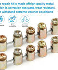 Gold Twenty Pack Universal Throttle Cable Ends With Screws End Caps for Motorcycle Scooter Dirt Bike Bicycle 3mm Solderless Cable Nipples