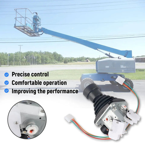Heavy Duty Joystick Controller For Genie Boom Lifts S40 S45 S60 S65 S80 S85 Replacement control stick with connector for tough jobs.