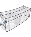 Heavy Duty 36 Twisted Knotted Nylon Batting Cage Net, 12 By 12 By 55 Feet, 1.875 Inch Square Mesh, Reinforced Edges, Backyard Baseball Practice
