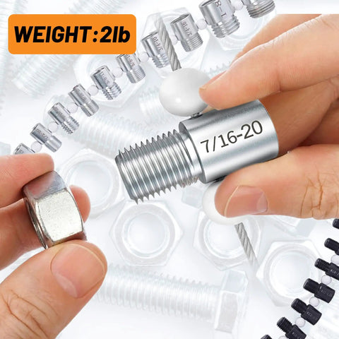 Nut And Bolt Thread Checker Tool For Fast, Accurate Standard And Metric Threads, SAE Male Female Gauge Set in high-speed steel