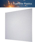 Clear Acrylic Prismatic Light Panels 20 Pack For Fluorescent And LED Lighting, 23.75 X 47.75 Inches, 0.100 Inch Thick, panel close-up
