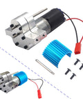 Metal RC Gearbox With 370 Brush Motor For WPL B14 B14K B24 B24K B16 B16K B36 B36K C14 C14K C24 C24K RC Car 12V DC Upgrade