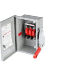 Heavy Duty 30 Amp 3 Pole Non Fused Safety Switch 600 Volt 3 Wire With Quick Make Quick Break Mechanism, Arc Chutes For Heat Dissipation