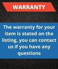 Warranty notice graphic for Dodge Ram Outer Axle U Joint Replacement Parts Kit Two Pack For 2500 3500 Four Wheel Drive Models 2010 2011 2020 2023 Built Tough With OE Grade Fit For Heavy Duty Use.