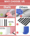 Comparison of Straight Up The Ultimate Stitch Gun For Clothes Repair And Quick Fix Tagging features versus competitors.