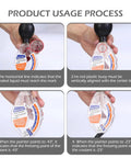 Universal Dial Antifreeze Tester For Car Coolant Hydrometer with usage instructions for checking freezing points.