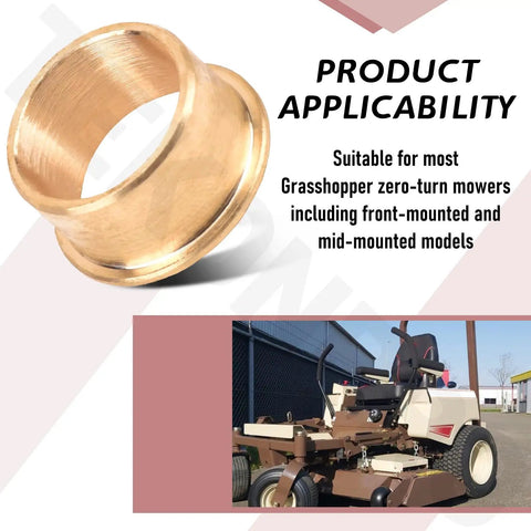 Two Pack Heavy Duty Oilite Bushing Direct Drop Replacement For 121756 2 Fits Grasshopper Zero Turn Mower Deck Bearings Built Tough For Real World Hustle