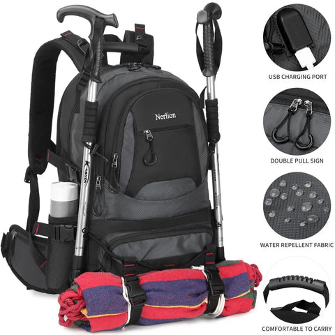 40L Hiking Backpack Lightweight Outdoor Daypack ✓