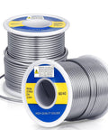 Two Pack Sn60 Pb40 Rosin Core Solder Wire For Electrical Soldering And Home DIY 2 mm Diameter 500 G Total Easy Melt spools