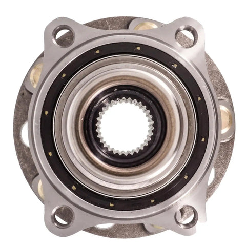 Front Hub Bearing Assembly For Hyundai Genesis G80 2015-2020 5-Lug Without ABS Bolt-On Direct Fit 30-Spline Ball Bearing