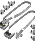Two Pack Triple Groove Flint Torch Strikers With Eighteen Replacement Flints, durable lighter for welding and cutting tasks.