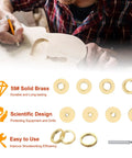 Premium Brass Router Template Guide Set 11 Pcs Fits Any Router Sub Base Like Porter Cable Style Pro Grade Bushing Guides