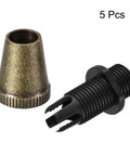 Bronze Metal Cable Glands 5 Pack Strain Relief Cord Grips For Wiring And Pendant Lights 1 Eighth Inch IP Thread