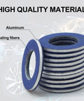 12 Pack Aluminum Oil Drain Plug Gaskets For Oil Pan Seal Durable Asbestos Free Gasket Set With Tight Seal To Prevent Leaks Ideal For Cars And Trucks For Most Vehicles, aluminum and sealing fibers