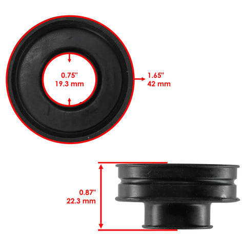 Rear Shaft Coupler Boot For Arctic Cat Wildcat X 1000 ATV 2013 2014 2015 2016 2018 2019 Replacement Drivetrain Boot 42x22.3 mm black rubber