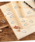 50 Piece U Shaped Fencing Staples For Heavy Duty Iron Garden Nails Quick Install Sharp Tip Easy To Use For Securing Fences Tents And Landscaping