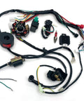 Complete Motorcycle Ignition Coil Kit Plug And Play With Wiring Harness CDI Stator 6 Coil For ATV Quad Pit Bike Go Kart