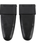 Door Hinges Replacement Kit For LEER Truck Cap 100XL 100LE Plastic Glass Rear Hinge Set, black plastic components