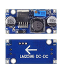 Two Pack Buck Converter Module Dope Power Supply For DIY Projects, DC To DC Step Down Regulator, 3.2V To 35V Input, 1.25V To 30V Adjustable Output, 3A Max, LM2596S Controller, Prototyping Ready And Tinkering