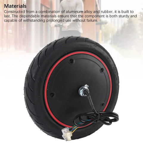 350W High Power Hub Motor Wheel Kit for Electric Scooters with aluminum alloy vacuum tire, urban background