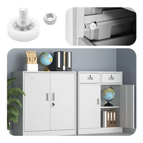 8 Pack 19mm Nylon Drawer Rollers With Ball Bearings And M6x1 Studs Sweet Replacement Wheels For smooth installation in modern office furniture.