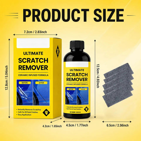 Knock Out Those Stupid Dings With This Legit Quick Fix Car Scratch Remover Paste For Every Paint Color, product size and details displayed.