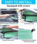 Installation guide for Luggage Wheels Replacement Kit For Suitcase 360 Degree Quiet Swivel Wheels With Screws 2 Pack