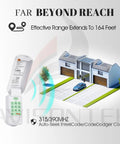 Wireless Garage Door Keypad Plays Nice With Overhead Door Legacy Python Odyssey Destiny Phantom 1995 Plus Models next to house design.