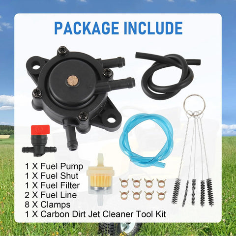 Fuel Pump Replacement For Kohler 7000 Series Engines 17HP To 25HP Small Engine Lawn Mower Tractor Direct Fit With BS 808656