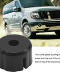 Shifter Bushing Replacement For NV3550 NV5600 NV3500 Transmissions In GM Dodge Jeep Trucks And SUVs - Easy Install Plastic End Cap Bushing, Improves Shifter Feel And Precision, Reduces Slop, Durable And Reliable Performance. Black plastic shifter bushing for GM Dodge Jeep NV transmission