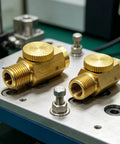 Pro Grade Pneumatic Speed Regulator With Dual Quarter Inch Threads For Industrial Equipment High Accuracy Air Regulator External 13mm And Internal 12mm Interfaces Built For 12mm To 40mm Tools In A Compact Portable Setup, brass body