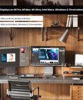 Setup featuring Next Level Thunderbolt 4 Dock Packing 18 Ripping Fast Ports Delivers 98 Watt Juice Powers Flawless 8K Dual Monitors.