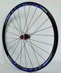 Beast 700C Carbon Wheelset For Road Bikes With 30mm Matte Black Rim Double Wall Aluminum Quick Release Hubs