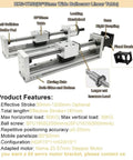 Big Shot Shaft Linear Actuator With Smooth Operator Glide Sixty Millimeter Wide Nema 23 Motor And SFU 1605 Ball Screw For CNC Stage Rig 1200 Mm Stroke Two Nm Kickass Torque, showcasing 60x62mm linear table components.