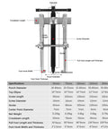 Top Shelf Heavy Duty Chrome Vanadium Steel Two Jaw Bearing Puller And Adjustable Gear Splitter Separator with specifications.