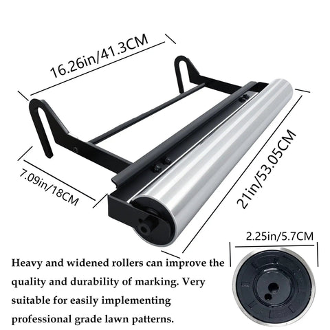 Stainless Steel Mower Striping Kit For 21 Inch Walk Behind Mowers Compatible With EGO 21 Inch Models Delivers Pro Grade Lawn Stripes